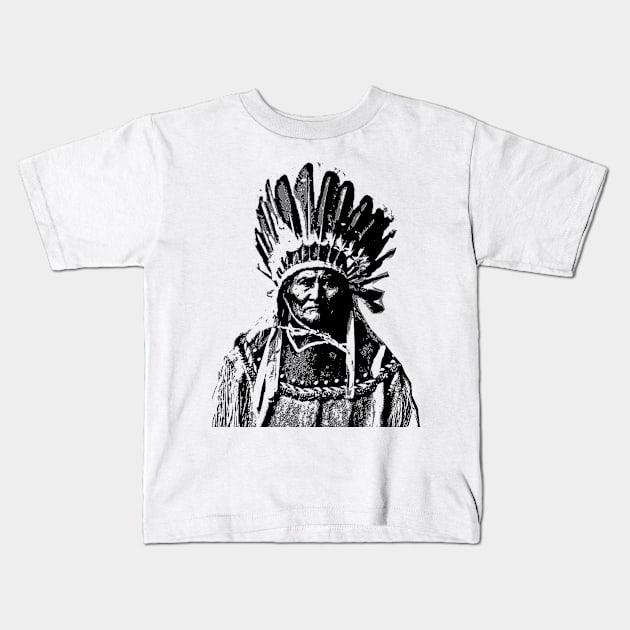 GERONIMO-3 Kids T-Shirt by truthtopower